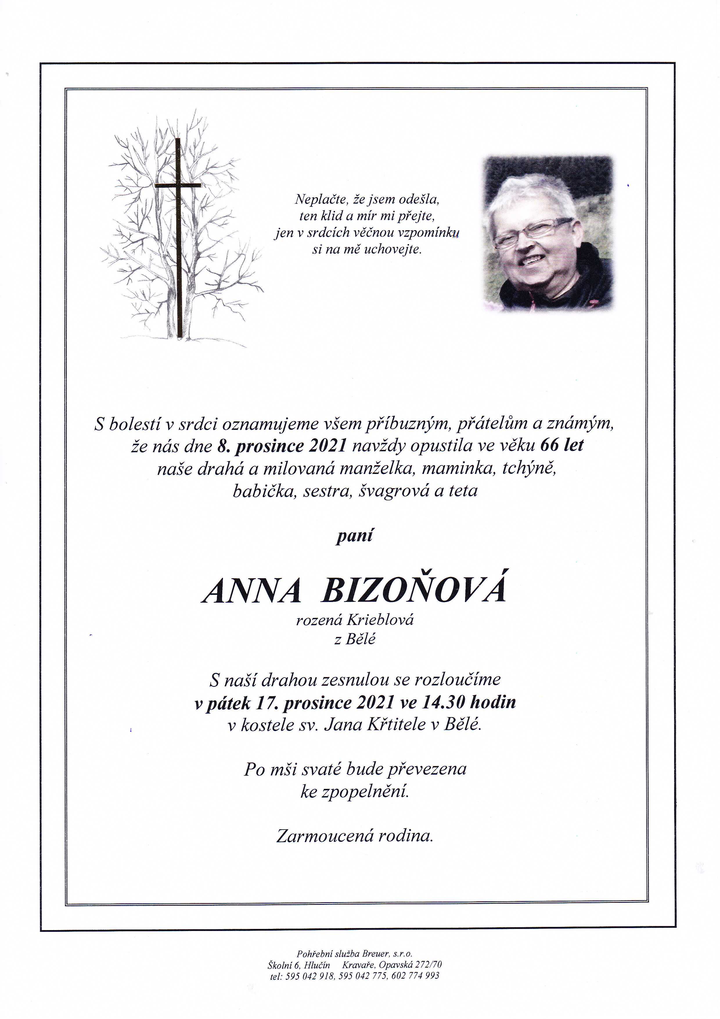 Bizoňová Anna