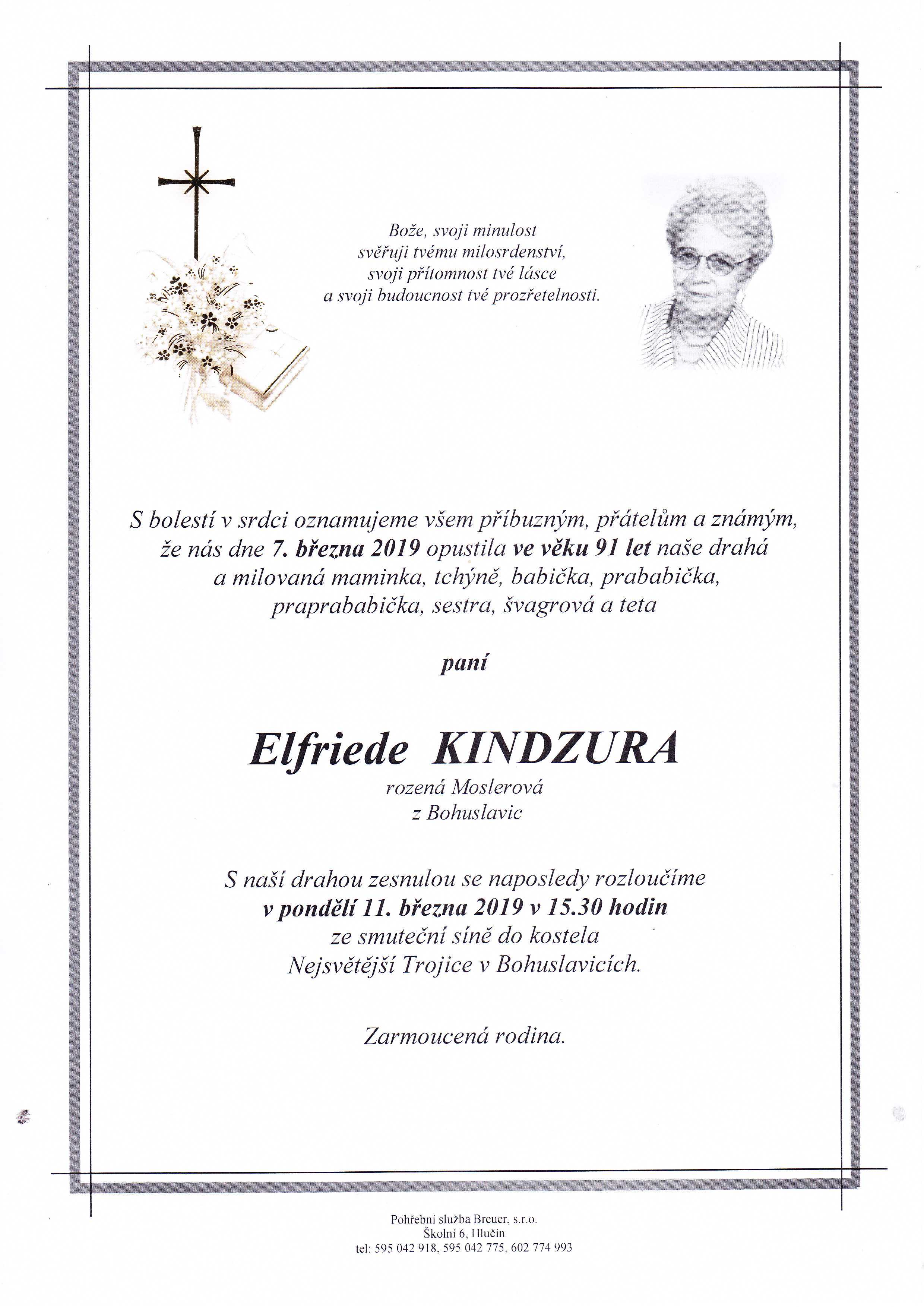 Kindzura Elfriede