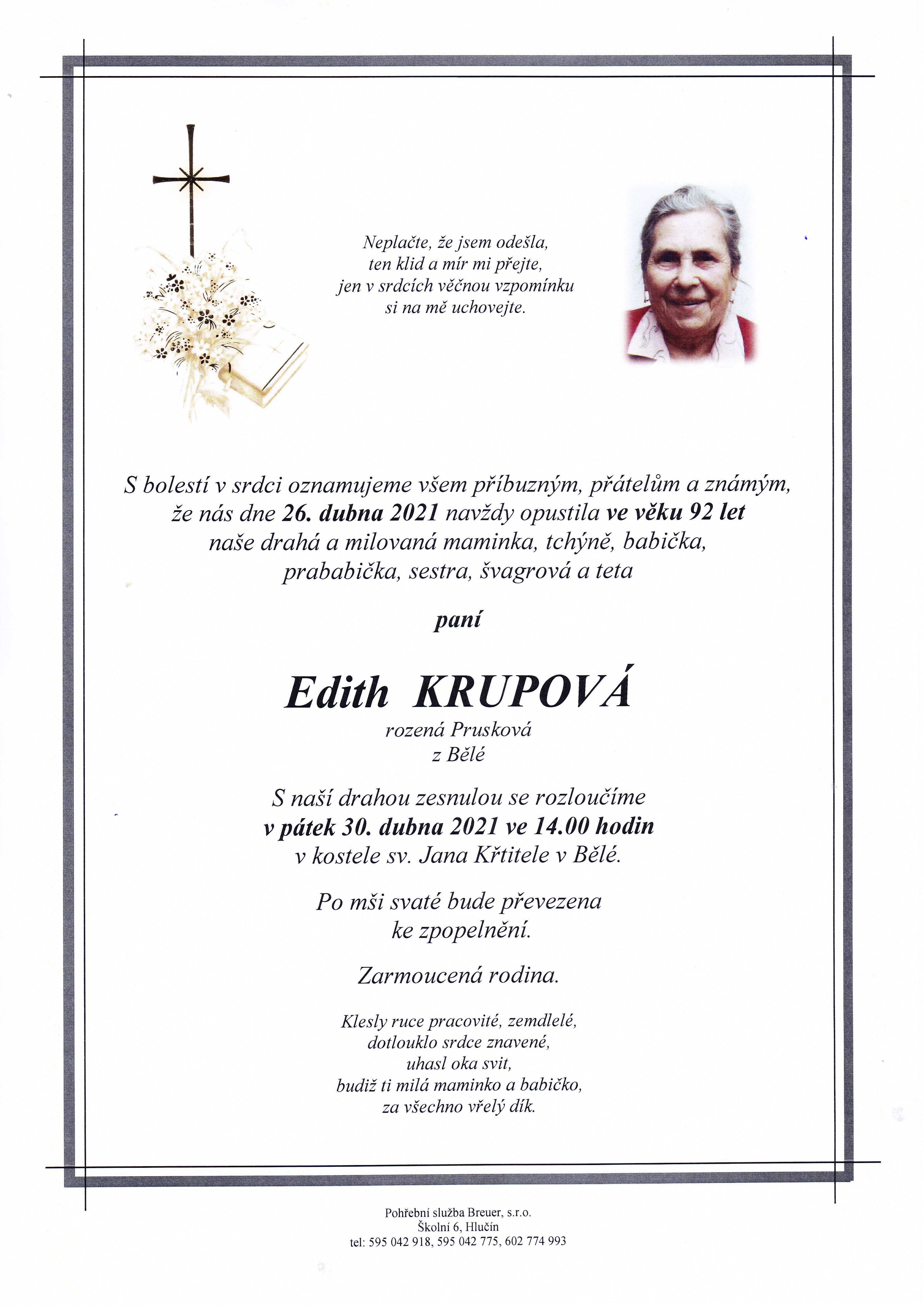 Krupová Edith