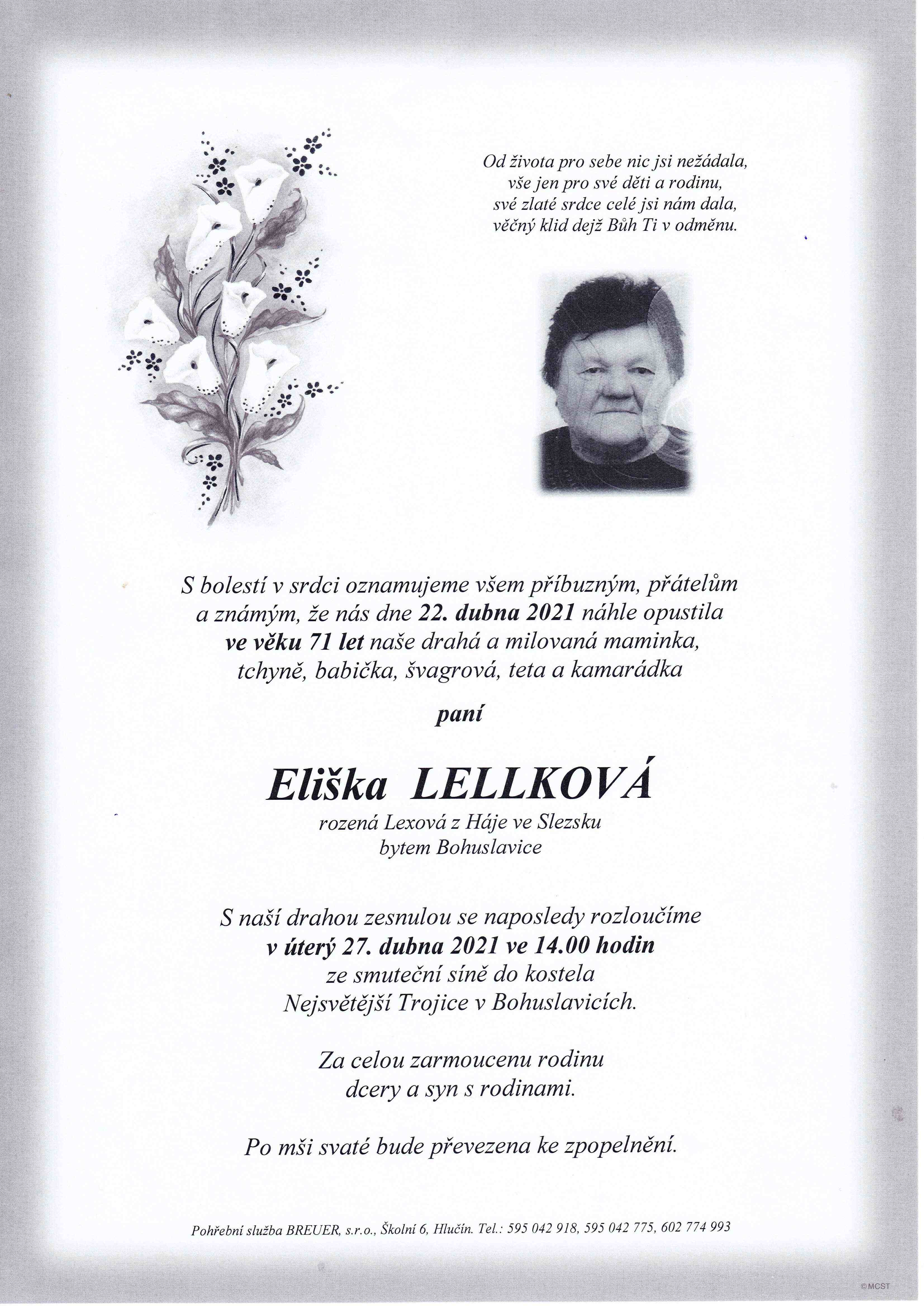 Lellková Eliška