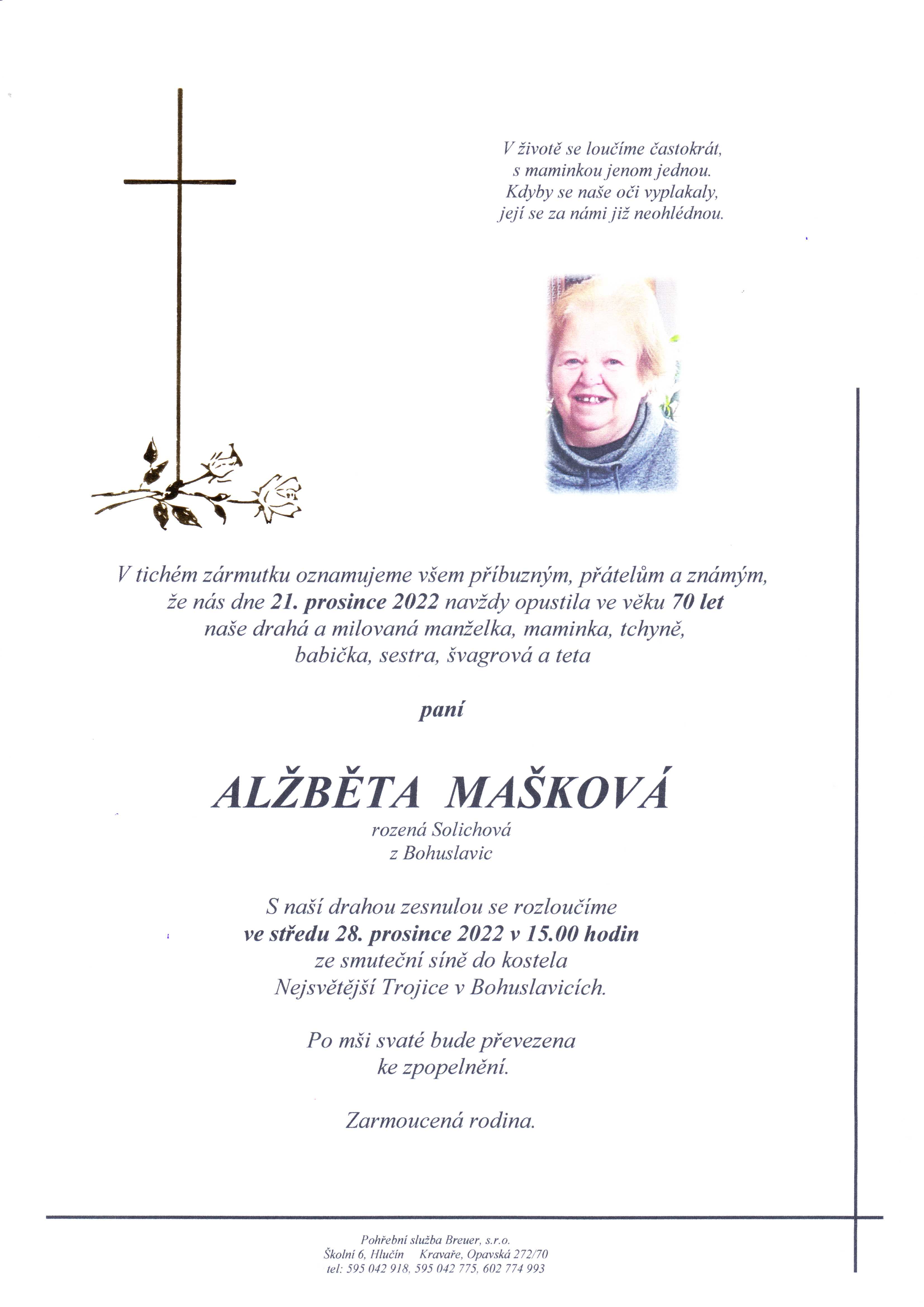 Mašková Alžběta