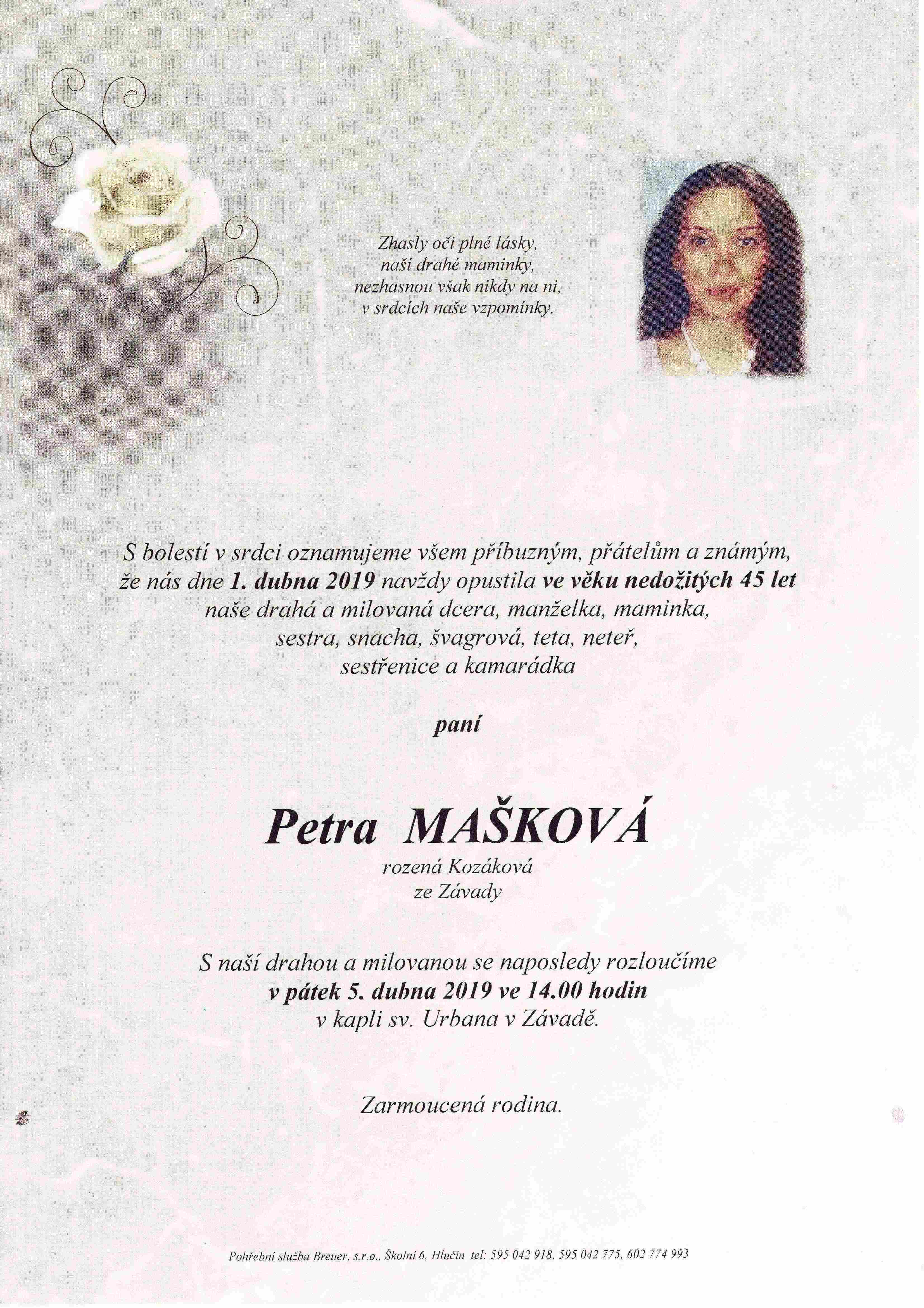 Mašková Petra