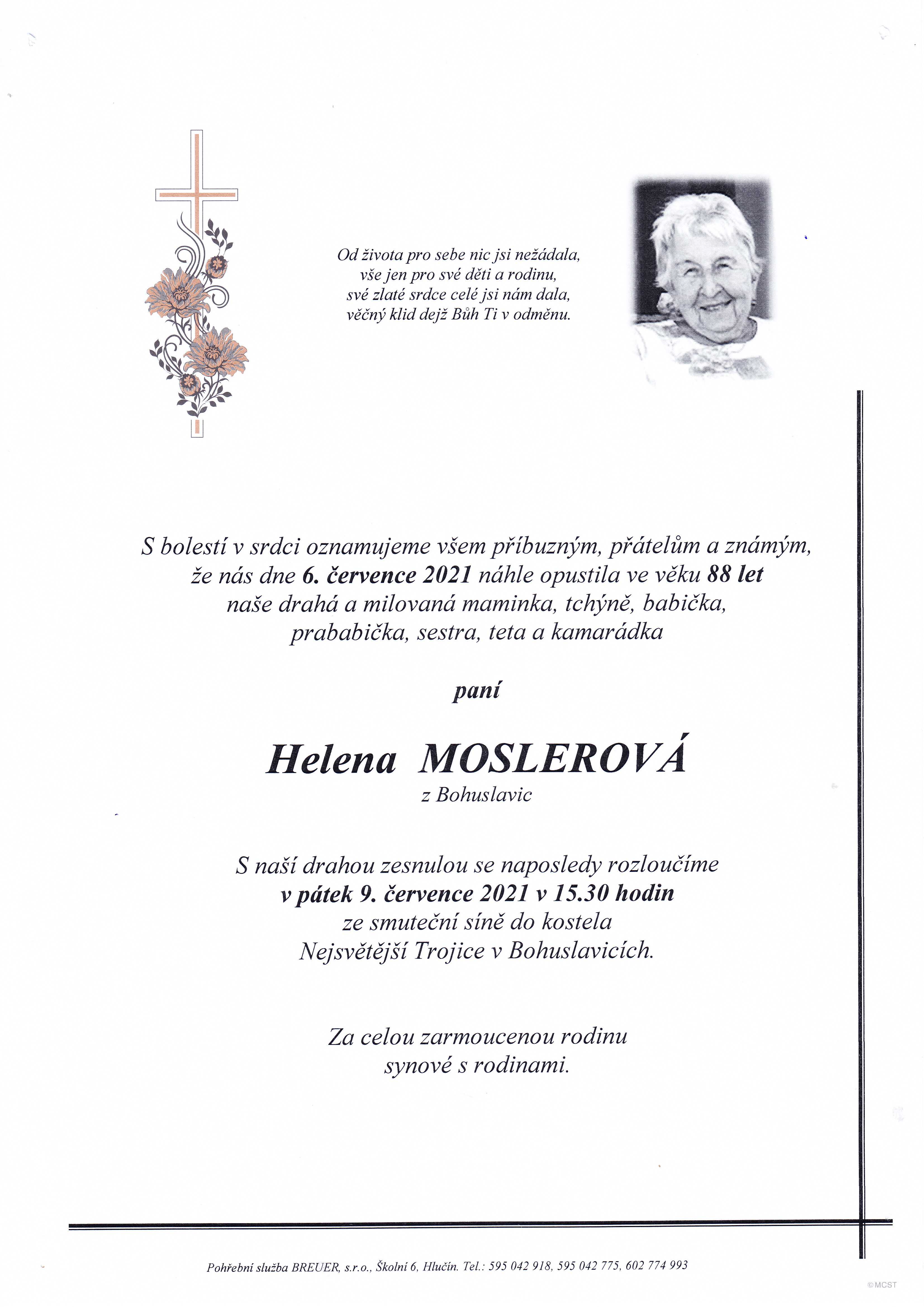 Moslerová Helena