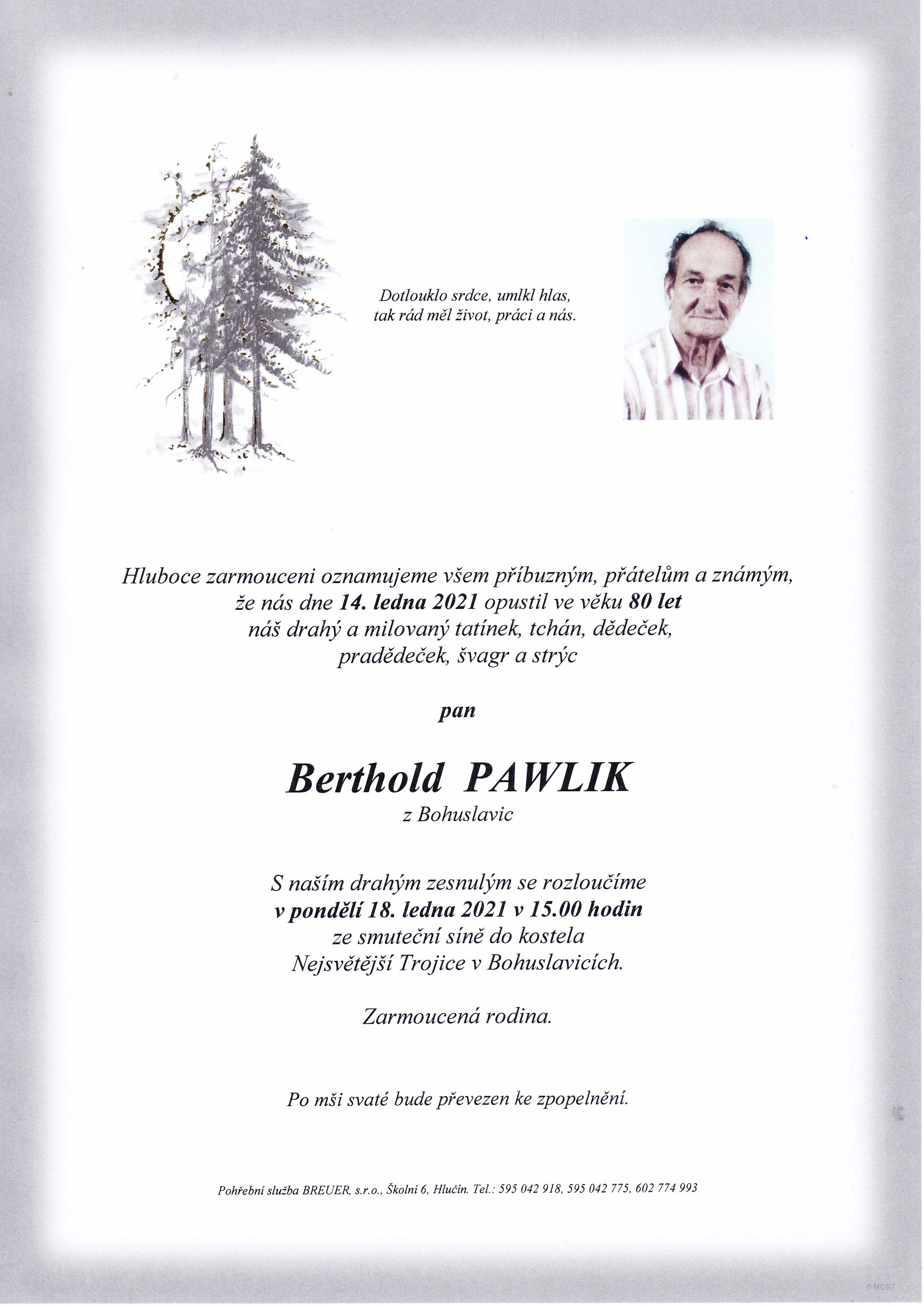 Pawlik Berthold