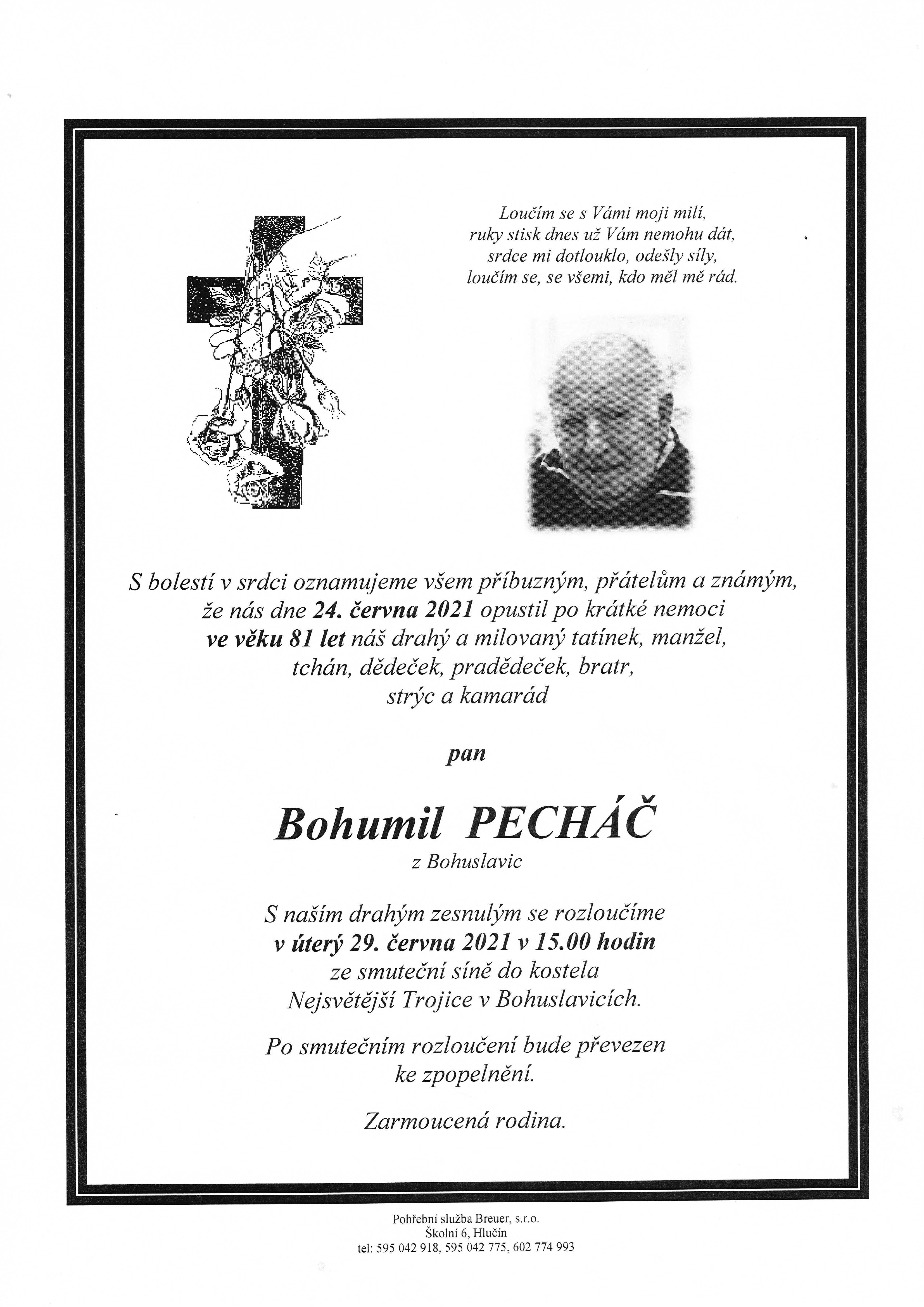 Pecháč Bohumil