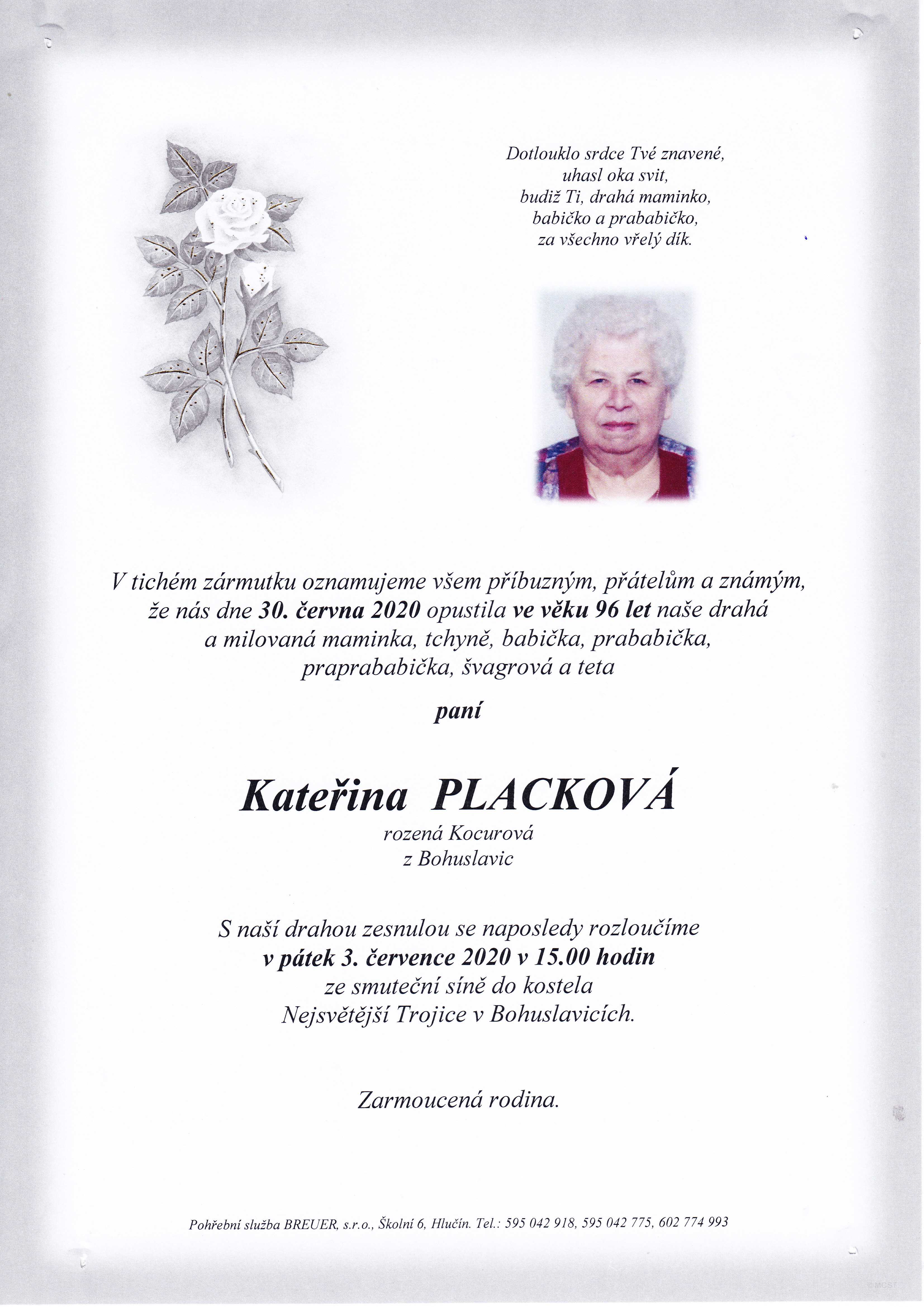 Placková Kateřina