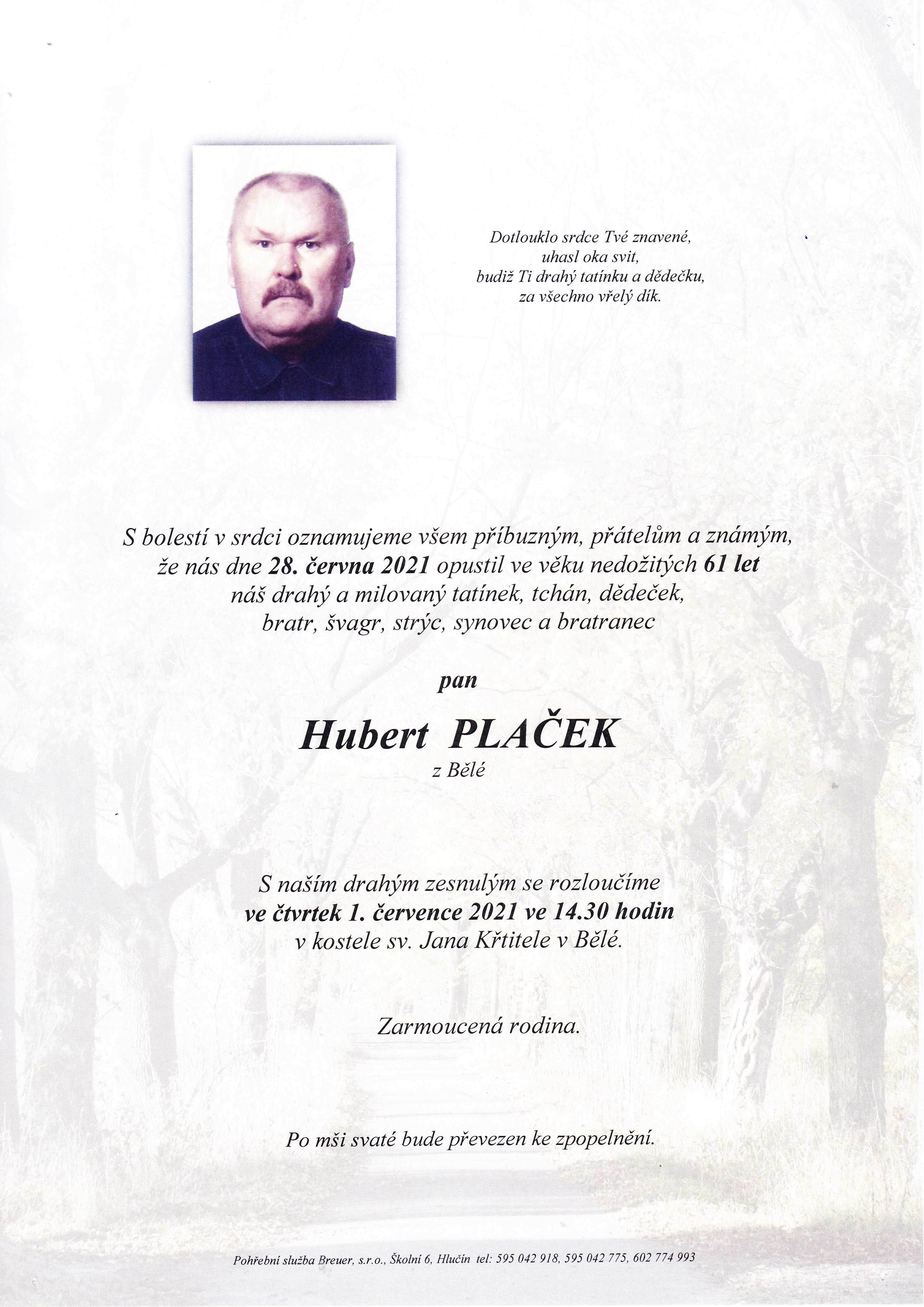 Plaček Hubert