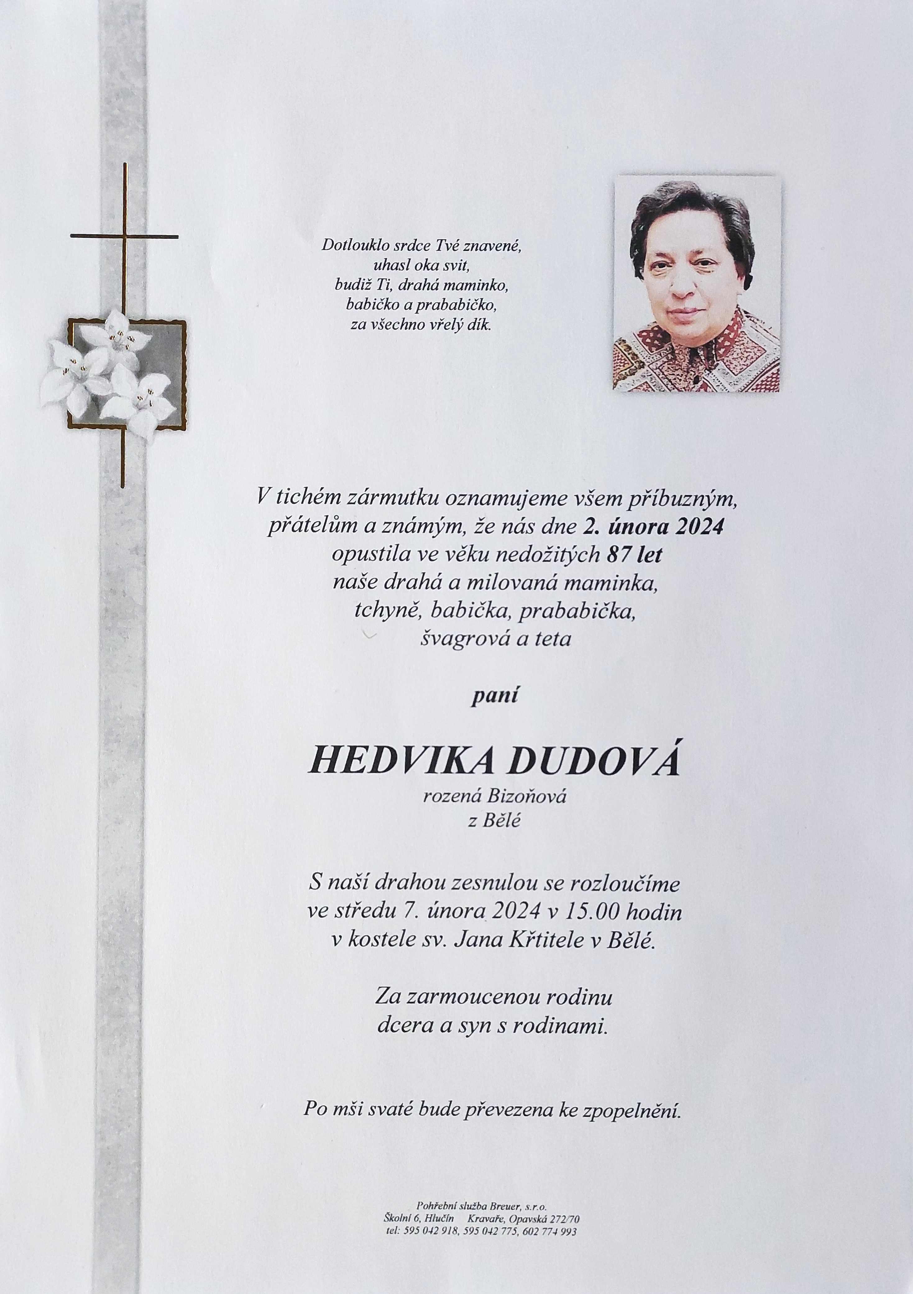 Dudová Hedvika