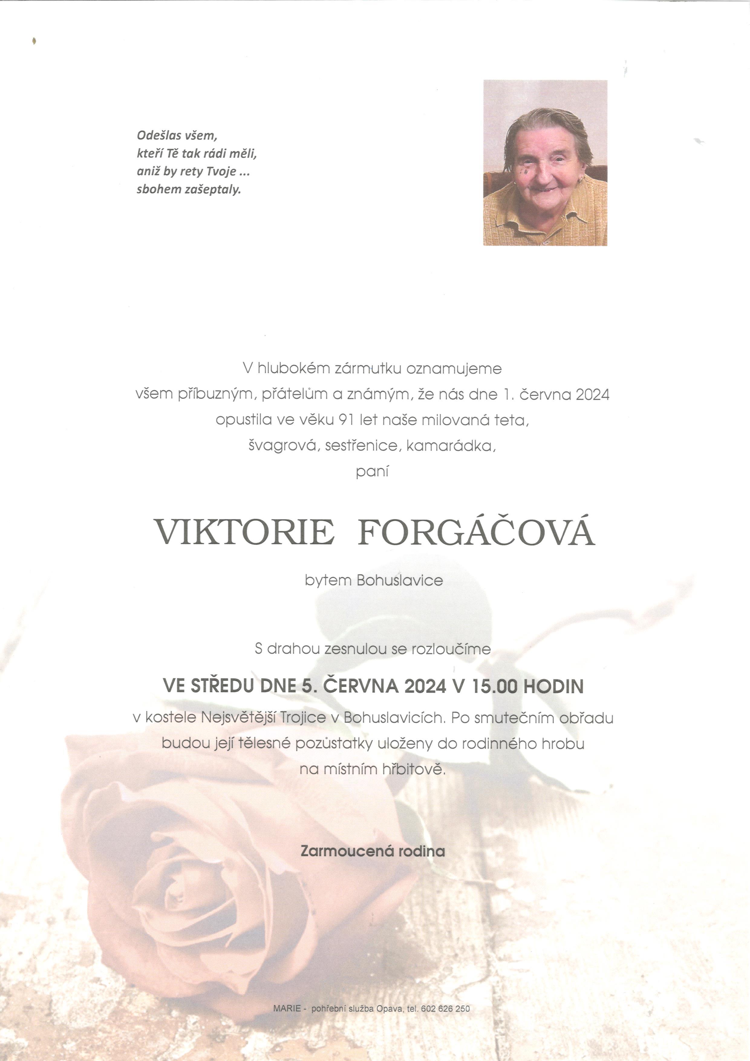 Forgáčová Viktorie