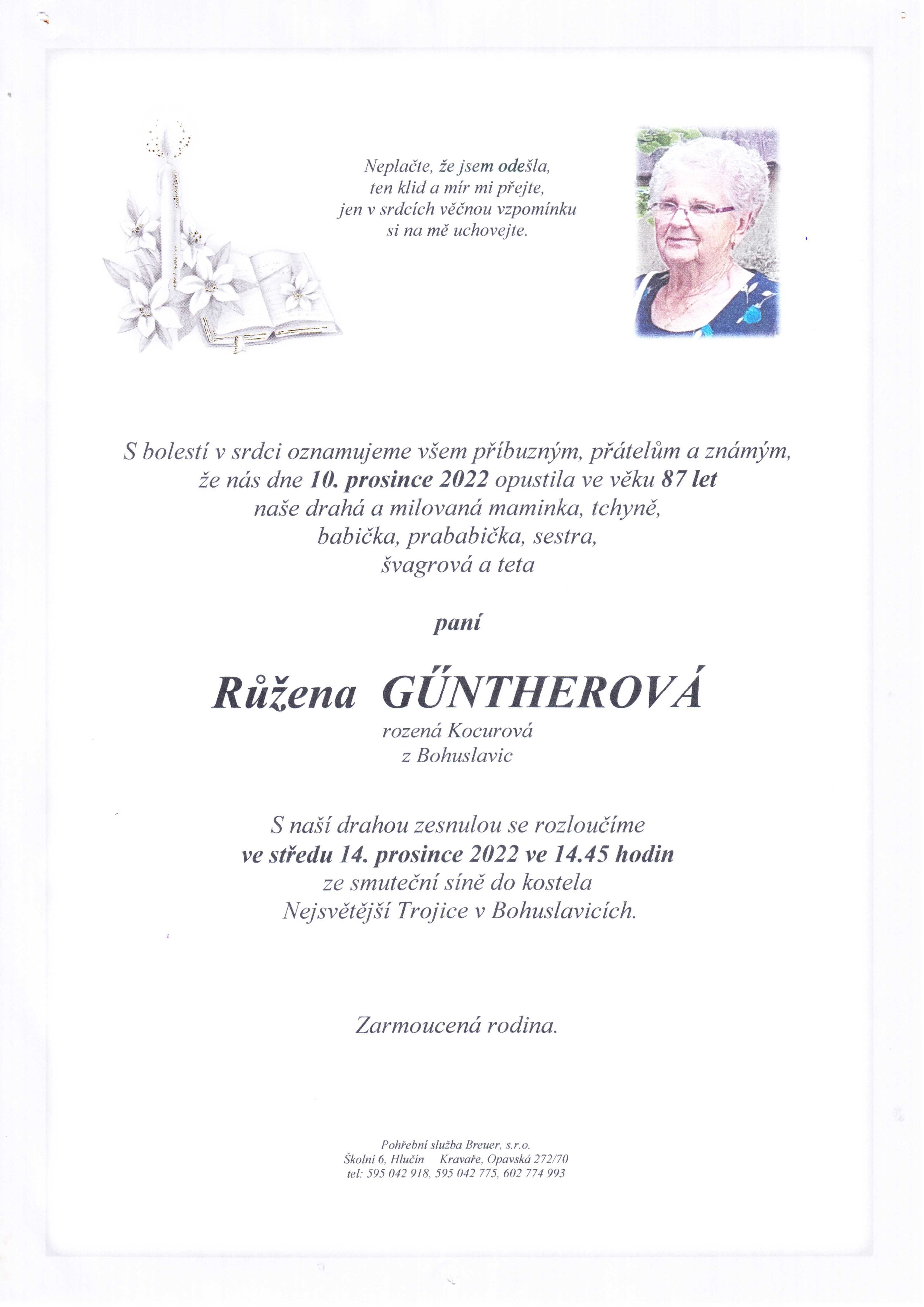 Güntherová Růžena