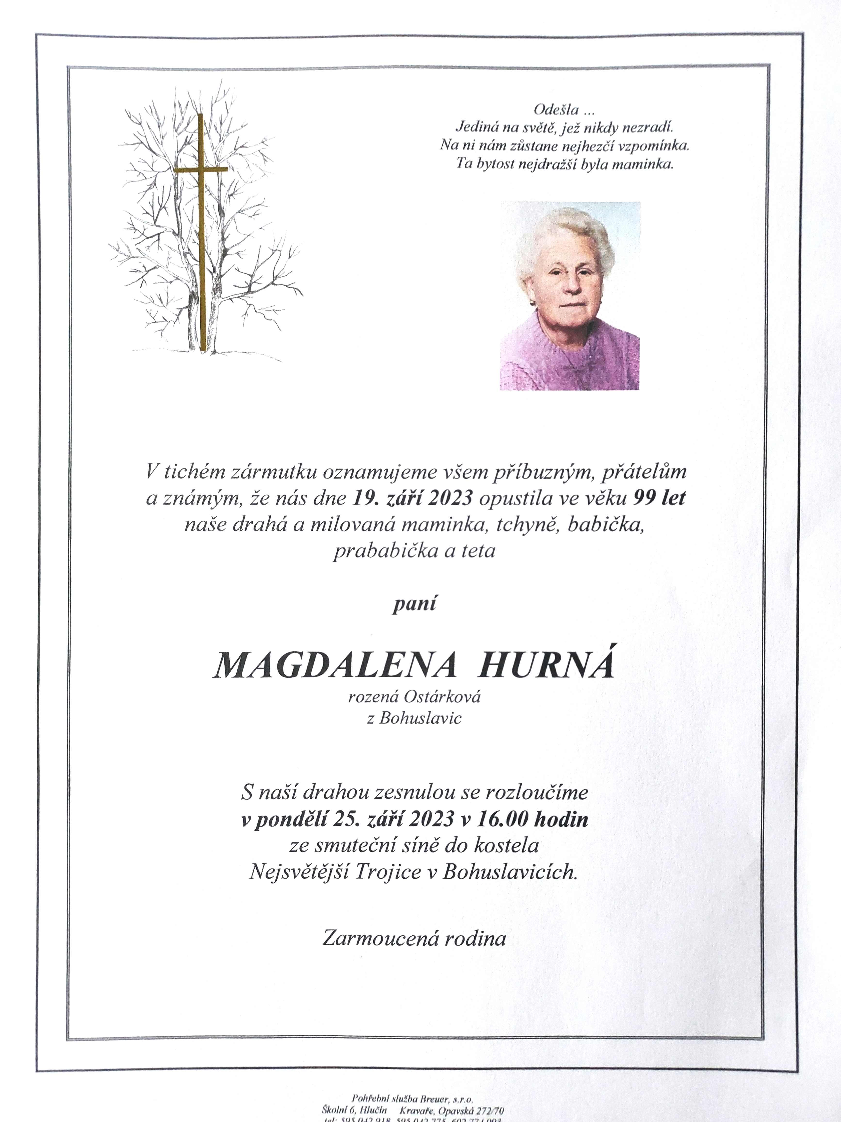 Hurná Magdalena