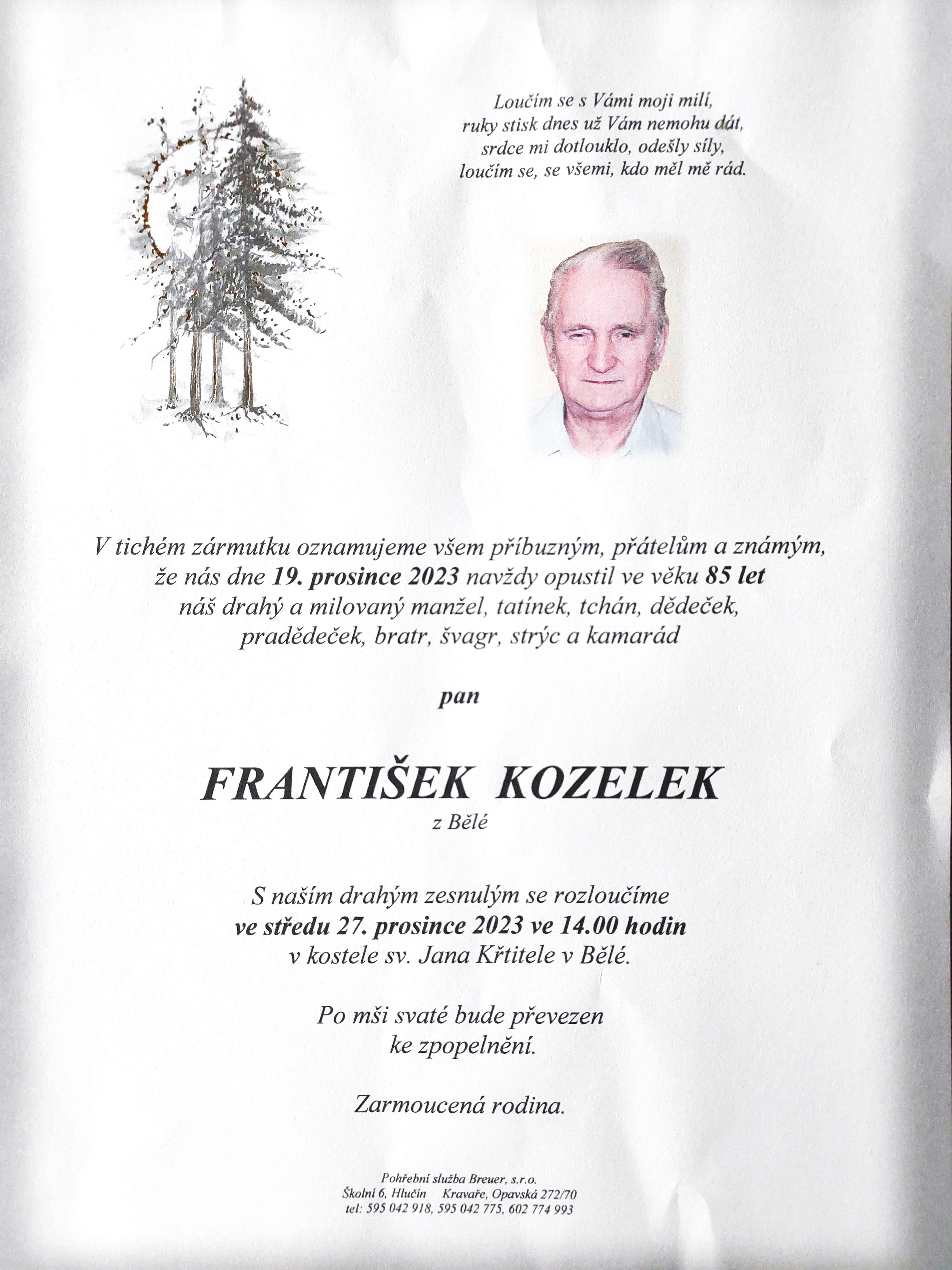 Kozelek František
