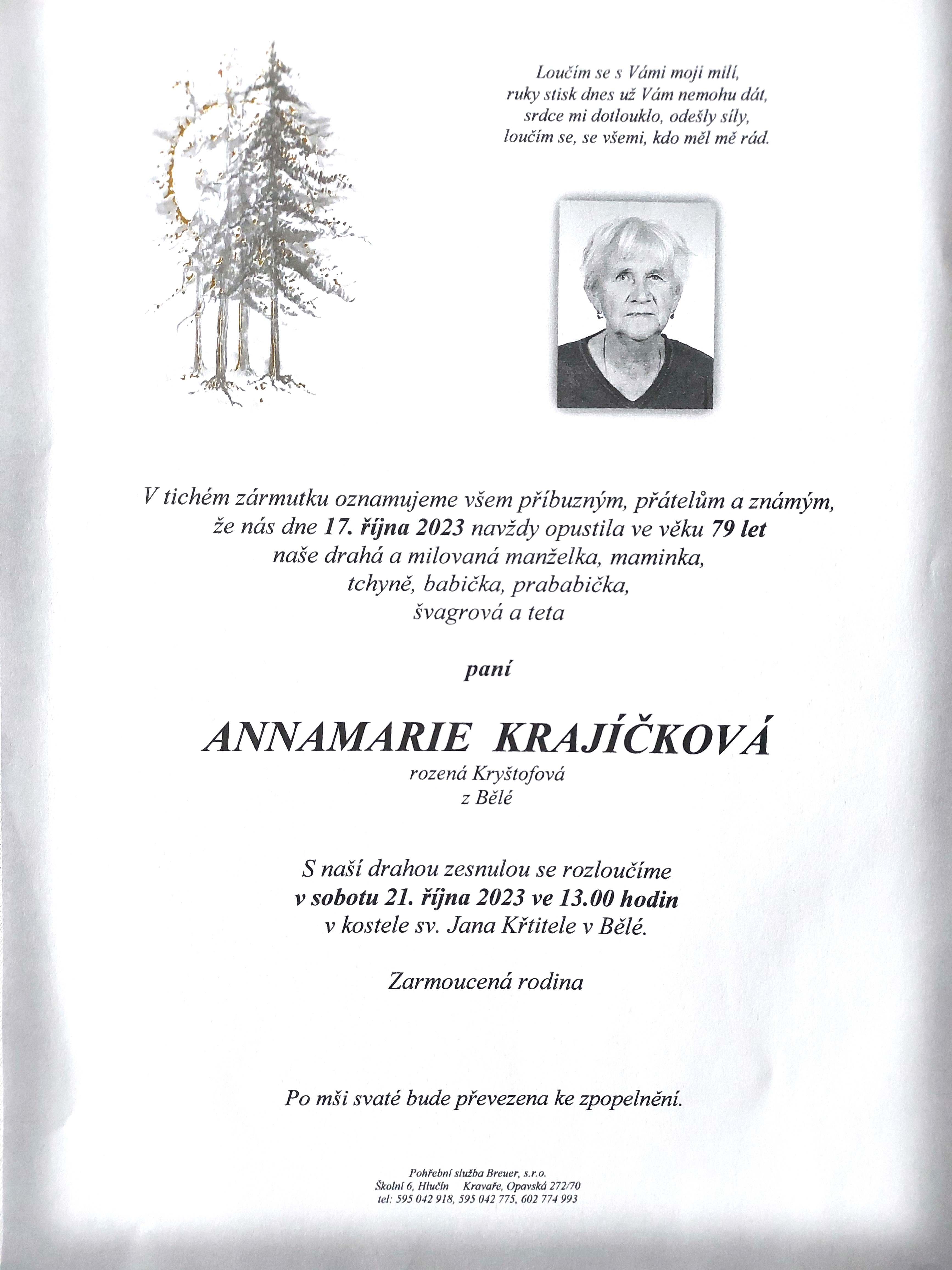 Krajíčková Annamarie