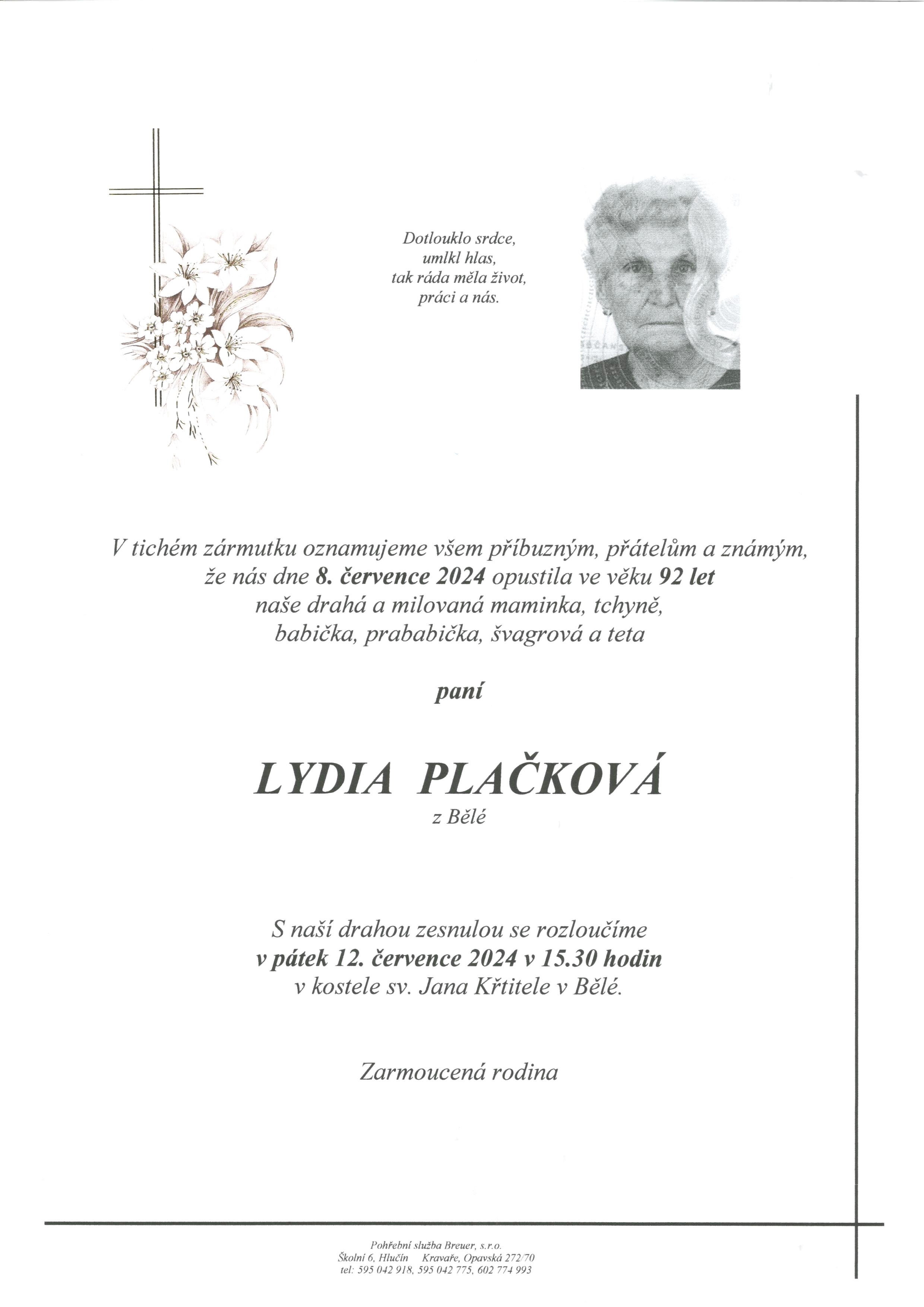 Plačková Lydia