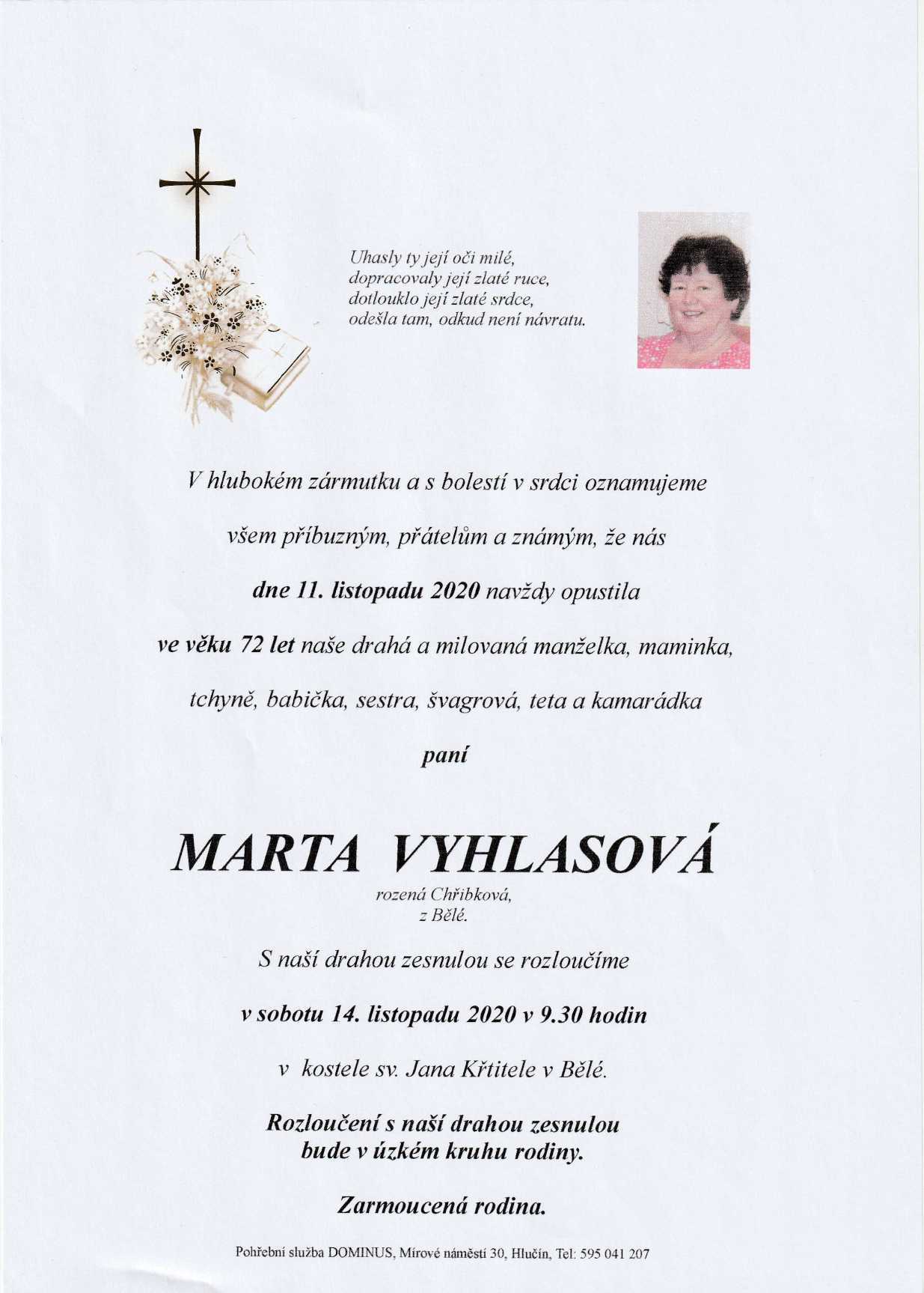 Vyhlasová Marta