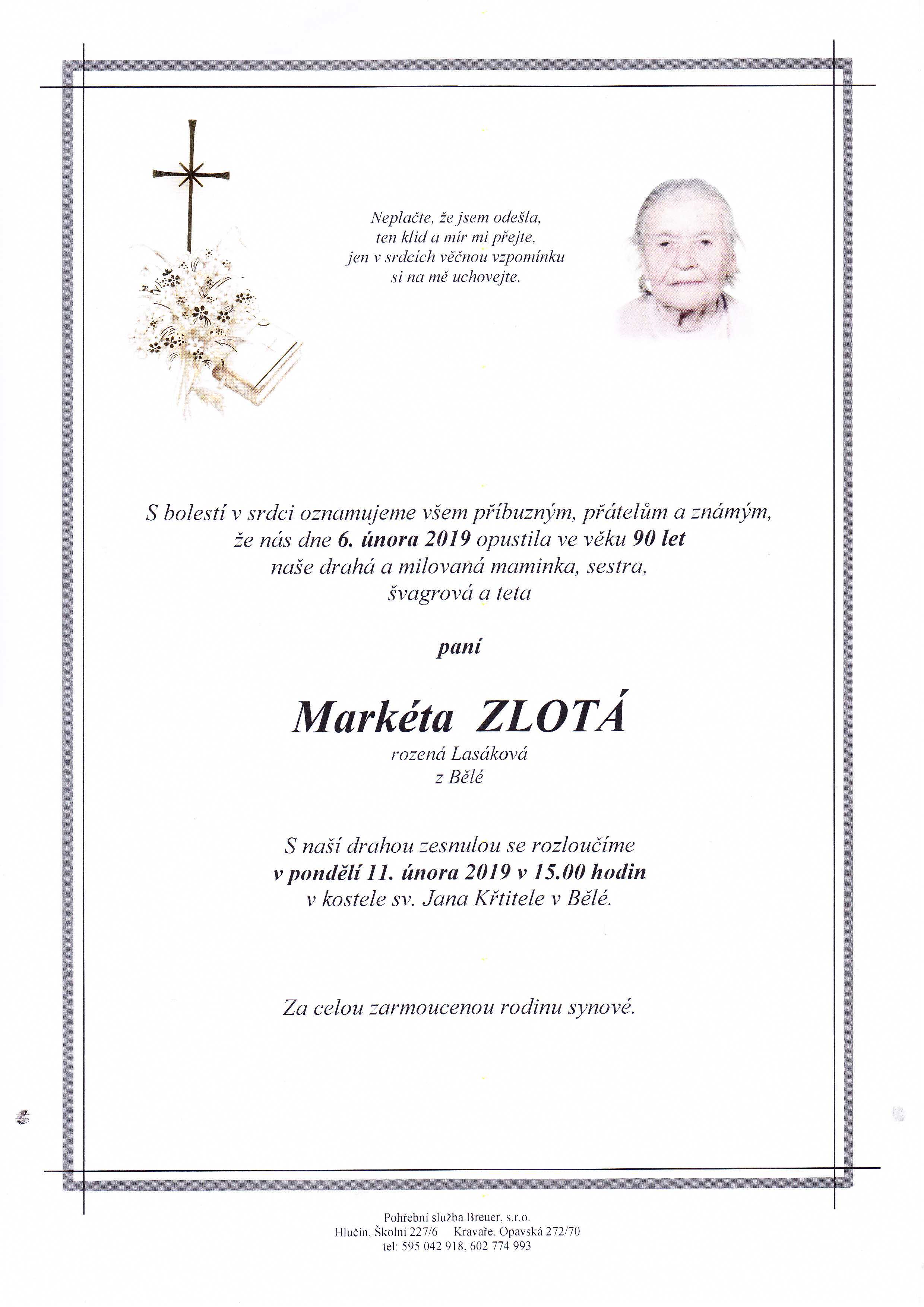 Zlotá Markéta