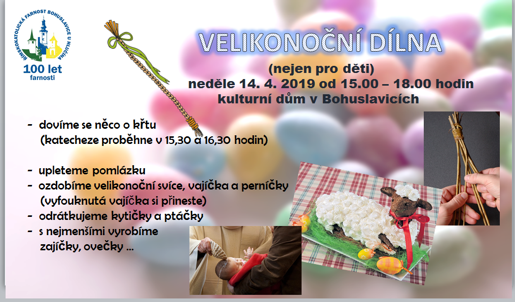 velikonoční dílna 2019
