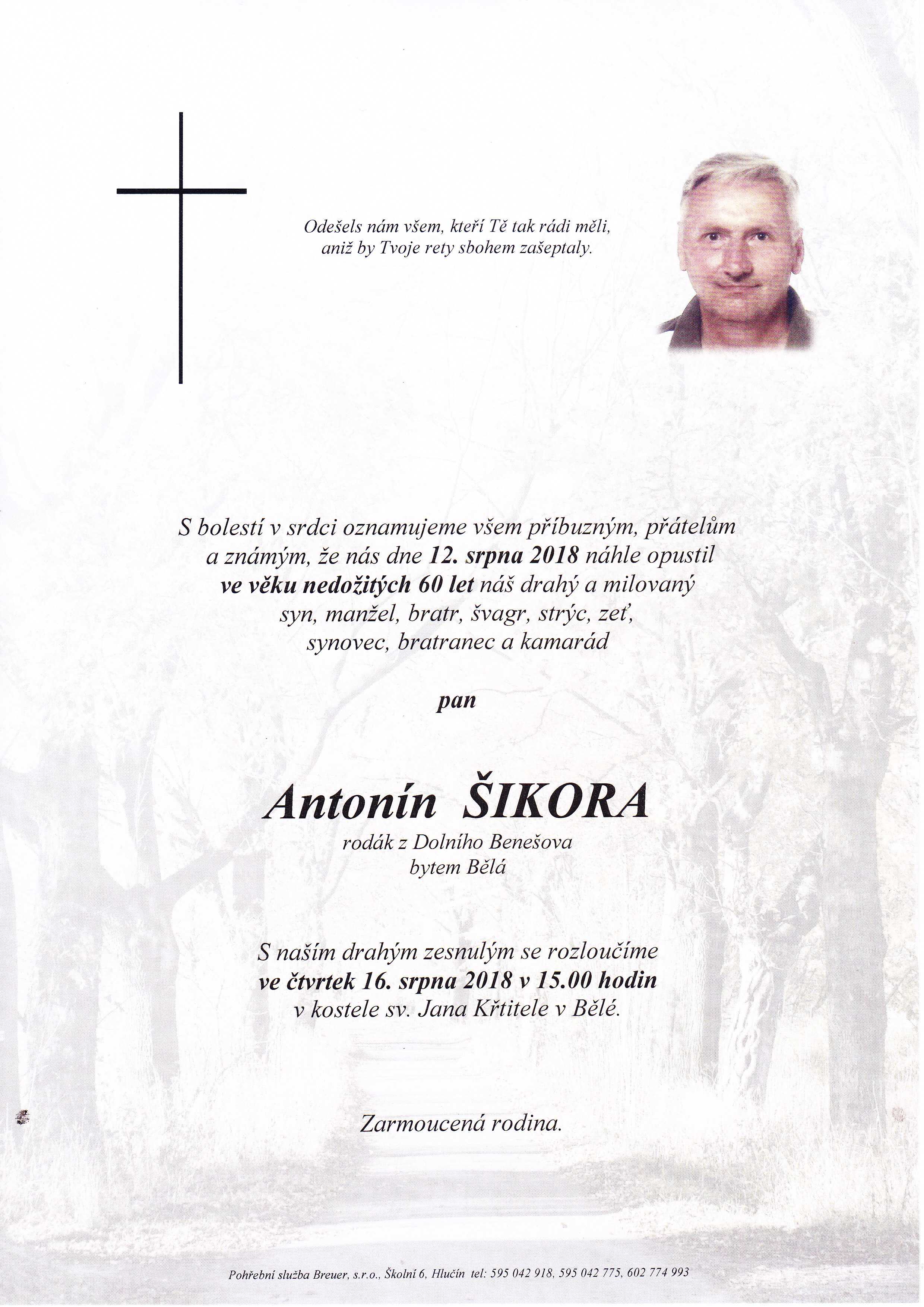 Šikora Antonín